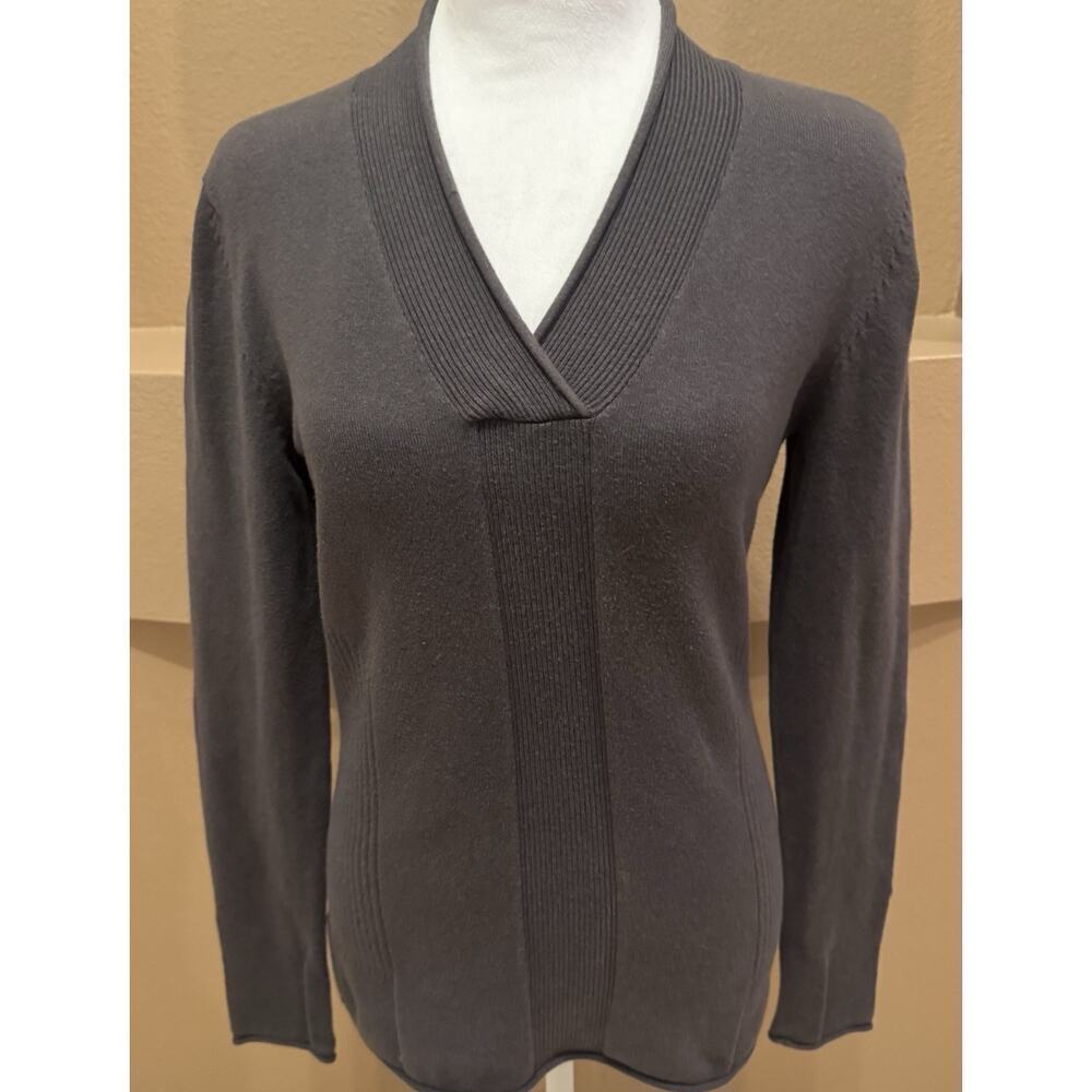 Adidas Golf AdiPure Gray V neck Pullover Sweater Size M